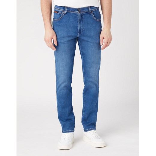 WRANGLER TEXAS SLIM MĘSKIE SPODNIE JEANSOWE PISCES W12SLD369 ze sklepu YouNeedit.pl w kategorii Jeansy męskie - zdjęcie 180321738
