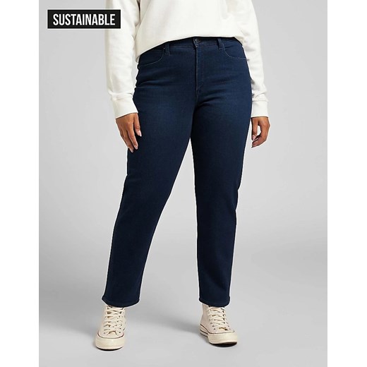 DAMSKIE SPODNIE JEANSOWE LEE Stella Tapered Plus DARK EVITA L31LPVYY 112139856 ze sklepu YouNeedit.pl w kategorii Jeansy damskie - zdjęcie 180321749