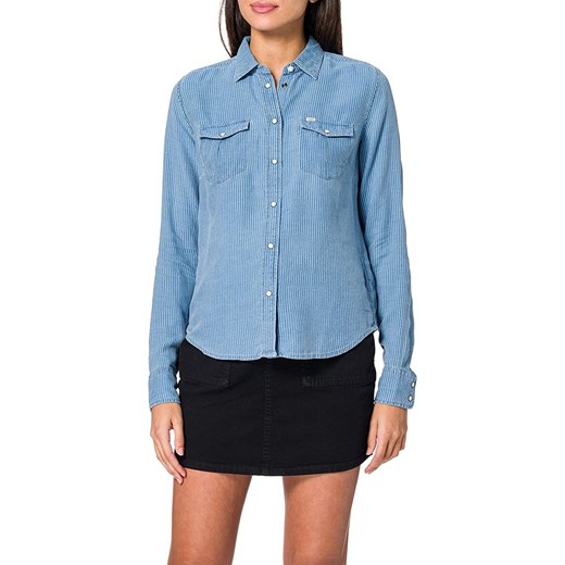 LEE REGULAR WESTERN SHIRT DAMSKA KOSZULA SURF BLUE L45SGIQF 112110482 ze sklepu YouNeedit.pl w kategorii Koszule damskie - zdjęcie 180321847