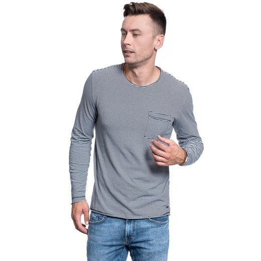 MĘSKI LONGSLEEVE MUSTANG ADRIAN C STRIPED FineStripe 1007860 11397 ze sklepu YouNeedit.pl w kategorii T-shirty męskie - zdjęcie 180321946