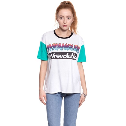WRANGLER T SHIRT DAMSKI WREVOLUTION TEE WHITE W7386GH12 112131059 ze sklepu YouNeedit.pl w kategorii Bluzki damskie - zdjęcie 180322166