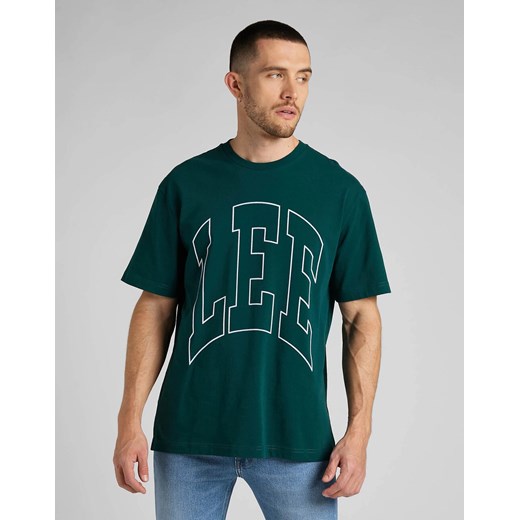 LEE SS VARSITY TEE MĘSKA KOSZULKA T-SHIRT LOGO ESMERALDA L69CFE96 112321823 ze sklepu YouNeedit.pl w kategorii T-shirty męskie - zdjęcie 180322245