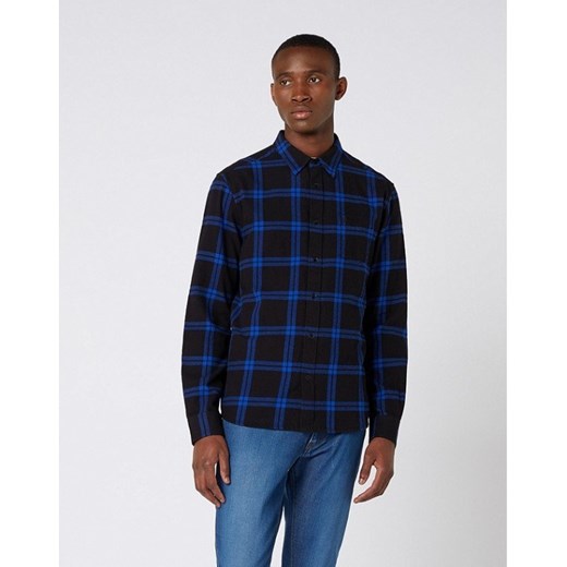 WRANGLER LS 1PKT SHIRT KOSZULA MĘSKA COBALT BLUE W5A1T2B09 112129986 ze sklepu YouNeedit.pl w kategorii Koszule męskie - zdjęcie 180322268