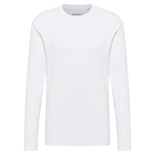 MUSTANG ARLINGTON MĘSKI LONGSLEVE KOSZULKA Z DŁUGIM RĘKAWEM BRIGHT WHITE 1015674 2007 ze sklepu YouNeedit.pl w kategorii T-shirty męskie - zdjęcie 180322769