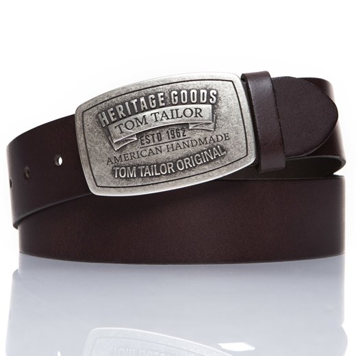 TOM TAILOR PASEK SKÓRZANY TG1050R01 691 40mm Gürtel Q.01 ze sklepu YouNeedit.pl w kategorii Paski męskie - zdjęcie 180323028