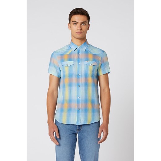 WRANGLER SS WESTERN SHIRT MĘSKA KOSZULA DRAGON YELLOW W5J06DY08 112130150 ze sklepu YouNeedit.pl w kategorii Koszule męskie - zdjęcie 180323065