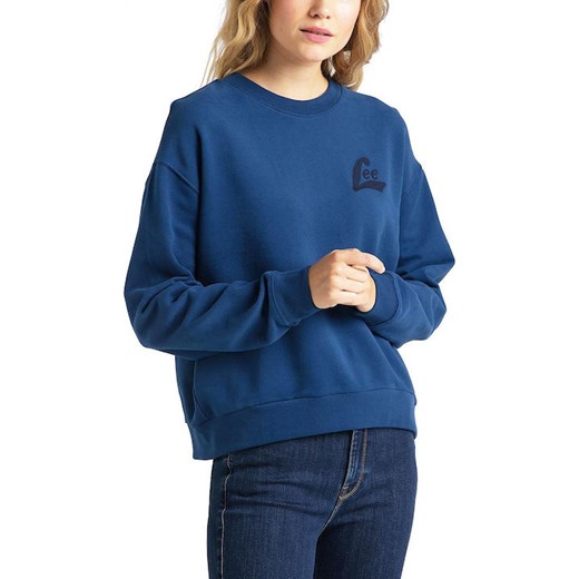 BLUZA DAMSKA LEE CREW SWS WASHED BLUE L53LJSLR 112112398 ze sklepu YouNeedit.pl w kategorii Bluzy damskie - zdjęcie 180323099