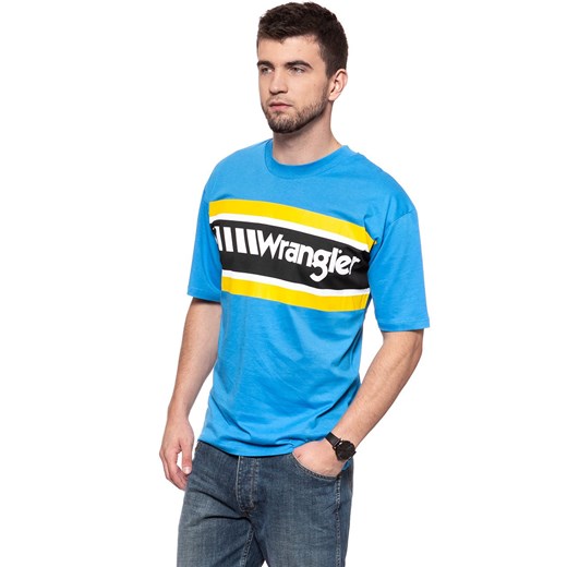 WRANGLER T SHIRT B&Y OVERSIZED T MEDITERRANEAN BLUE W7C44GHBR 112131691 ze sklepu YouNeedit.pl w kategorii T-shirty męskie - zdjęcie 180323475