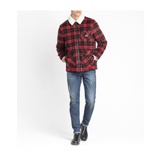 LEE WOOL LOCO SHERPA WARP RED L86DUVKG 112122644 ze sklepu YouNeedit.pl w kategorii Kurtki męskie - zdjęcie 180323588