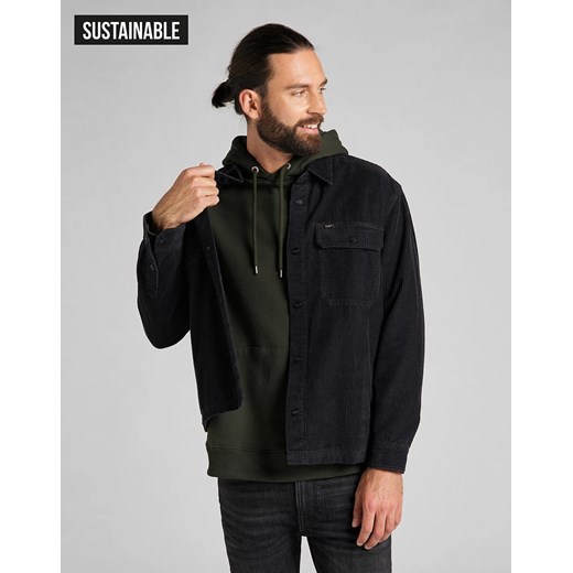 LEE WORKWEAR OVERSHIRT BLACK L68DTQ01 112140612 ze sklepu YouNeedit.pl w kategorii Koszule męskie - zdjęcie 180323799