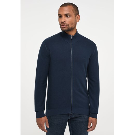 MUSTANG Edgar Zip Cardigan MĘSKI SWETER ROZPINANY SKY CAPTAIN 1013275 5323 ze sklepu YouNeedit.pl w kategorii Swetry męskie - zdjęcie 180324089