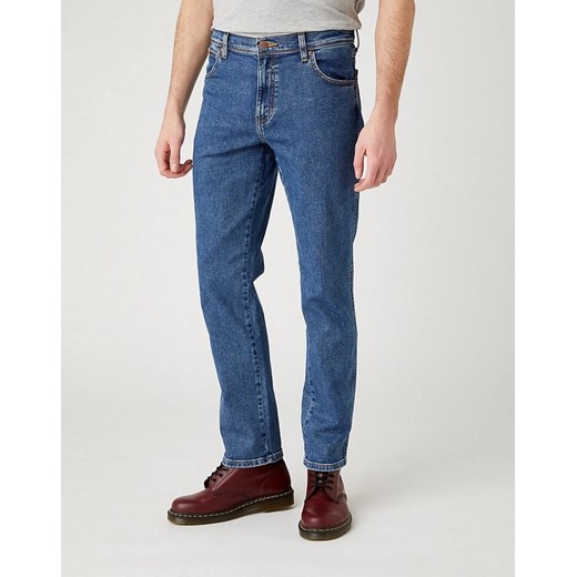 MĘSKIE SPODNIE JEANSOWE WRANGLER TEXAS SLIM STONEWASH W12S33010 112141144 ze sklepu YouNeedit.pl w kategorii Jeansy męskie - zdjęcie 180324379