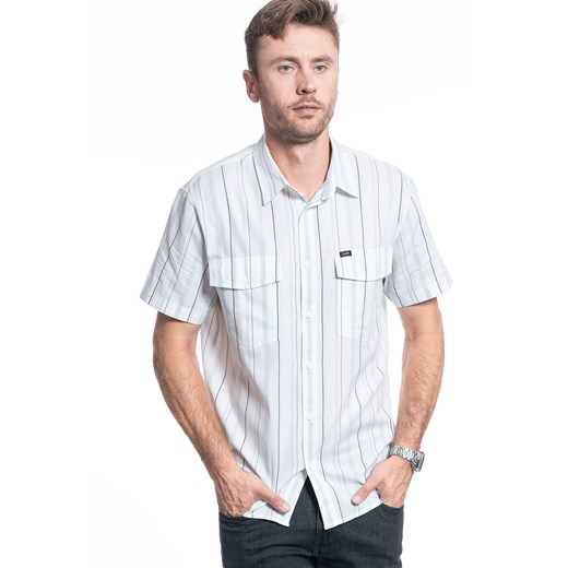 KOSZULA MĘSKA LEE SS CHETOPA SHIRT STERLING BLUE L66ATINZ 112116310 ze sklepu YouNeedit.pl w kategorii Koszule męskie - zdjęcie 180324515