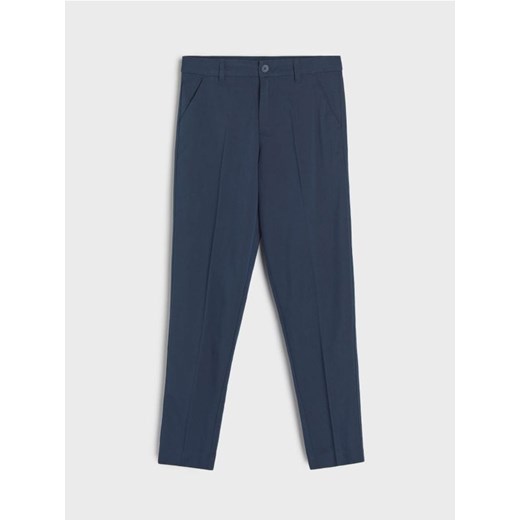 Sinsay - Eleganckie spodnie w kant - granatowy ze sklepu Sinsay w kategorii Spodnie chłopięce - zdjęcie 180326678
