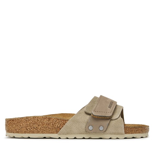 Klapki Birkenstock Oita Braided 1028056 Brązowy ze sklepu eobuwie.pl w kategorii Klapki damskie - zdjęcie 180327159