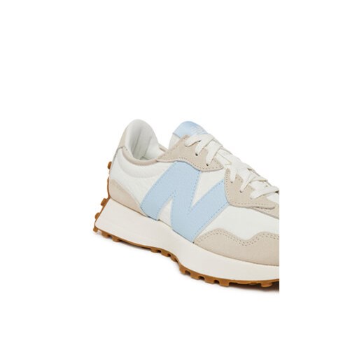 New Balance buty sportowe damskie casualowe beżowe wiązane płaskie 