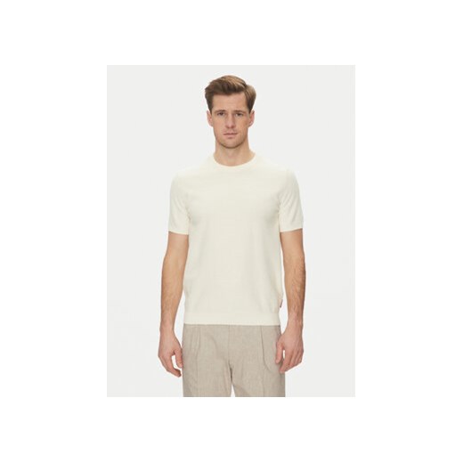 JOOP! Jeans Sweter 15 JJK-14Simoro 30045813 Beżowy Modern Fit ze sklepu MODIVO w kategorii Swetry męskie - zdjęcie 180328779