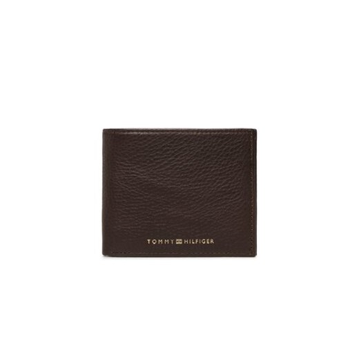 Tommy Hilfiger Mały Portfel Męski Th Premium Mini Cc Wallet AM0AM10606 Brązowy Tommy Hilfiger uniwersalny MODIVO