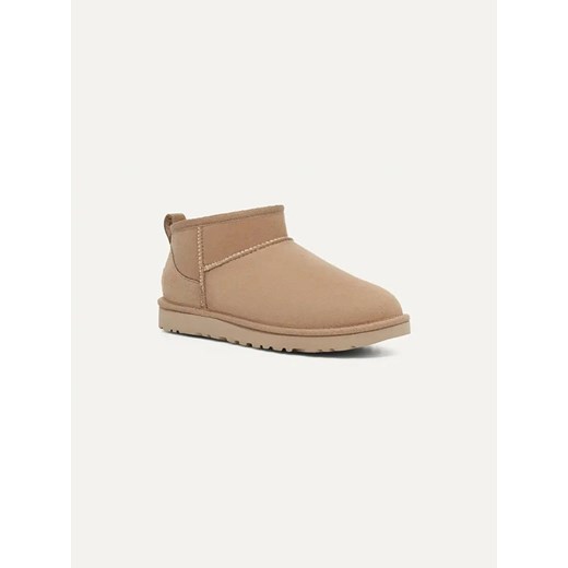 UGG Skórzane botki w kolorze beżowym 36 okazja Limango Polska