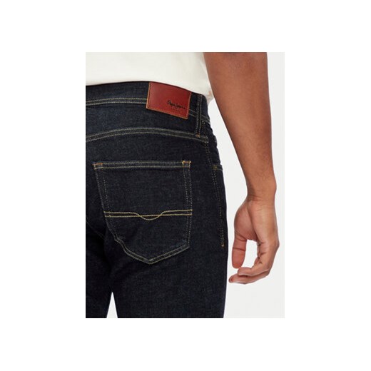 Czarne jeansy męskie Pepe Jeans casual 