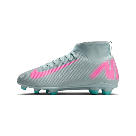 Korki piłkarskie typu high top na różne typy nawierzchni dla małych/dużych dzieci Nike Jr. Mercurial Superfly 10 Club - Szary ze sklepu Nike poland w kategorii Buty sportowe dziecięce - zdjęcie 180333689