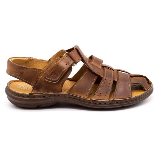 Sandały 211 camel ze sklepu butyolivier w kategorii Sandały męskie - zdjęcie 180336059