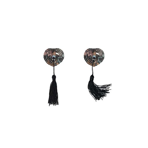 Cekinowe osłonki na biust z frędzlami Pasties Burlesque Gipsy Silver, Lola Games ze sklepu Intymna w kategorii Kolczyki - zdjęcie 180337527