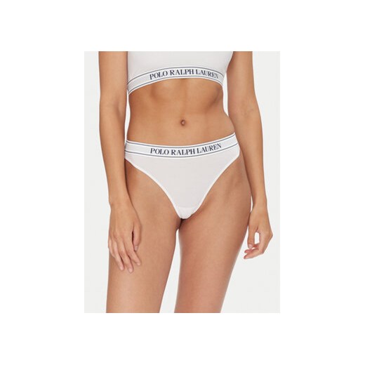 Polo Ralph Lauren Stringi 4P0483 Biały ze sklepu MODIVO w kategorii Majtki damskie - zdjęcie 180338609