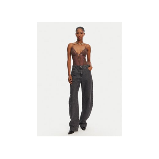 Patrizia Pepe Body 2I0143/A602-B825 Brązowy Patrizia Pepe II MODIVO