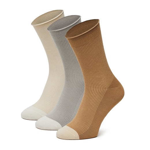 Skarpetki NINE WEST BR_NW_01_Z_SS25 (3 PACK) WHITE ze sklepu ccc.eu w kategorii Skarpetki damskie - zdjęcie 180339328