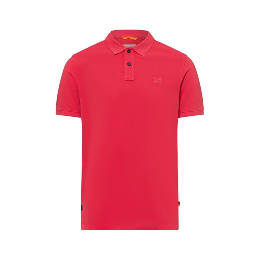 Camel Active Męska koszulka polo Mężczyźni Bawełna koralowy jednolity ze sklepu vangraaf w kategorii T-shirty męskie - zdjęcie 180339365