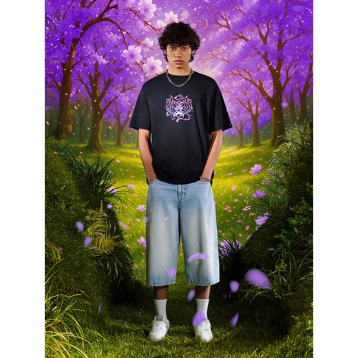 Cropp - Czarny T-shirt League of Legends - czarny ze sklepu Cropp w kategorii T-shirty męskie - zdjęcie 180339918