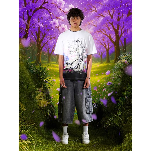 Cropp - Biały T-shirt z Yasuo z League of Legends - biały ze sklepu Cropp w kategorii T-shirty męskie - zdjęcie 180339926