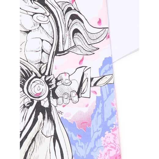 Cropp - Biały T-shirt z motywem League of Legends - biały Cropp XL Cropp