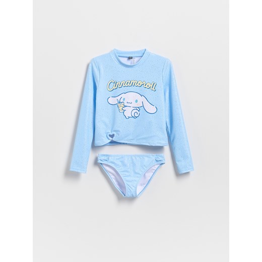 Reserved - Dwuczęściowy strój kąpielowy Cinnamoroll - jasnoniebieski ze sklepu Reserved w kategorii Stroje kąpielowe - zdjęcie 180340247