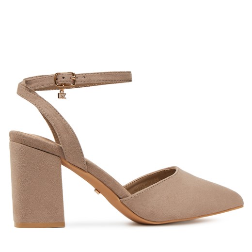Sandały DeeZee HTA917-2A Beżowy 39 eobuwie.pl