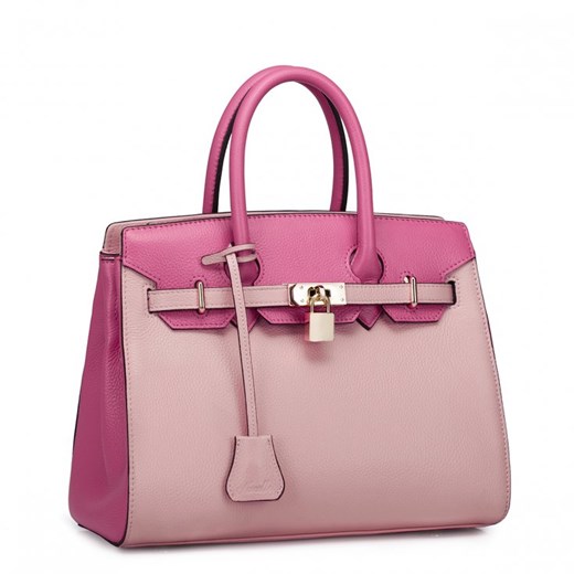 Fabulous Duo Pink Handbag misskate-pl bezowy elegancki A