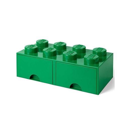 LEGO Pojemnik "Brick 8" w kolorze zielonym z szufladami - 50 x 18 x 25 Lego onesize okazja Limango Polska