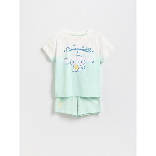 Reserved - Dwuczęściowa piżama Cinnamoroll - złamana biel ze sklepu Reserved w kategorii Piżamy dziecięce - zdjęcie 180348707