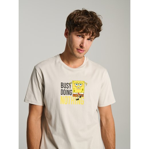 Sinsay - Koszulka SpongeBob - kremowy Sinsay XS Sinsay