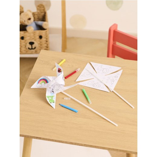 Sinsay - Zestaw kreatywny - wiatrak do pomalowania - wielobarwny Sinsay One Size Sinsay