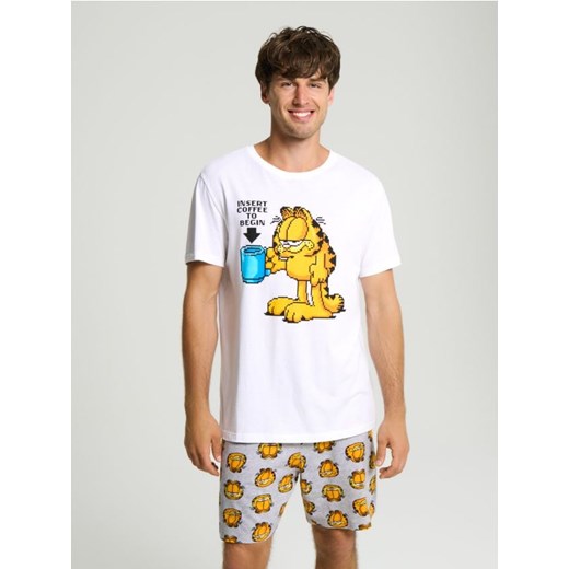 Sinsay - Piżama dwuczęściowa Garfield - biały ze sklepu Sinsay w kategorii Piżamy dziecięce - zdjęcie 180350269