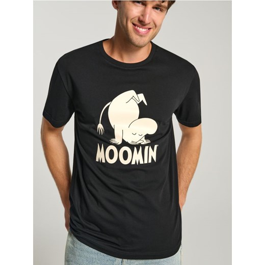 Sinsay - Koszulka The Moomins - czarny Sinsay XL Sinsay