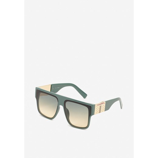 Zielone Geometryczne Okulary Przeciwsłoneczne w Panterkę z Filtrem UV Griosae ze sklepu renee.pl w kategorii Okulary przeciwsłoneczne damskie - zdjęcie 180350636