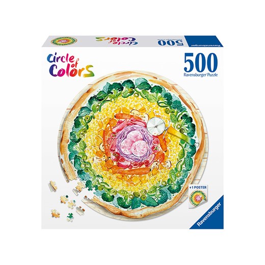 Ravensburger 500-częściowe puzzle &quot;Circle of colors-Pizza&quot; - 12+ ze sklepu Limango Polska w kategorii Puzzle - zdjęcie 180352148