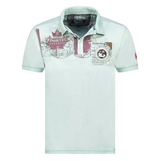 Canadian Peak Koszulka polo &quot;Kimaceak&quot; w kolorze błękitnym ze sklepu Limango Polska w kategorii T-shirty męskie - zdjęcie 180352917