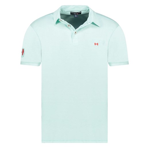 Canadian Peak Koszulka polo &quot;Karseak&quot; w kolorze błękitnym ze sklepu Limango Polska w kategorii T-shirty męskie - zdjęcie 180354837