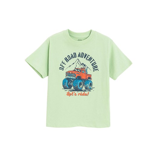 COOL CLUB Koszulka w kolorze zielonym ze sklepu Limango Polska w kategorii T-shirty chłopięce - zdjęcie 180354898