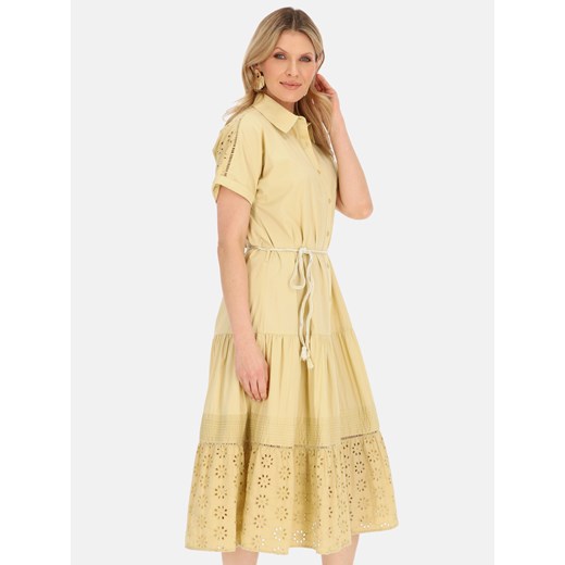 Koszulowa letnia sukienka z bawełny Rino & Pelle Tyler ze sklepu Eye For Fashion w kategorii Sukienki - zdjęcie 180355045