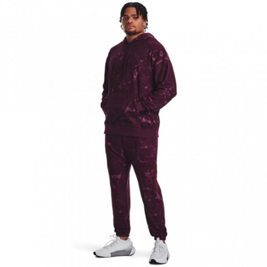 Męskie spodnie dresowe UNDER ARMOUR UA Journey Terry Joggers - fioletowe ze sklepu Sportstylestory.com w kategorii Spodnie męskie - zdjęcie 180356249
